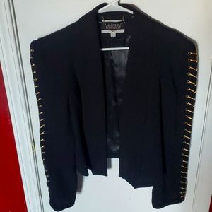 Black Limited Editions "gold-lace" blazer
